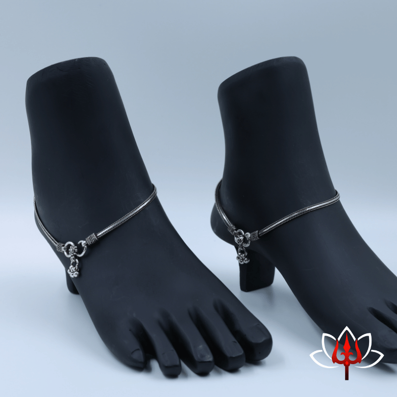 Antique silver anklets/payal