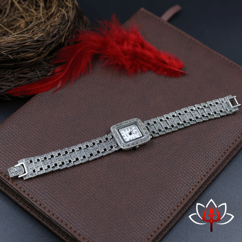 Exquisite Silver Watch