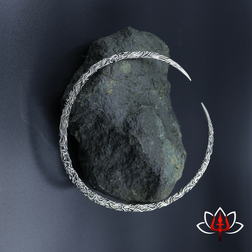 Handcrafted Braided Sterling Silver Choker – Trishul Silvers