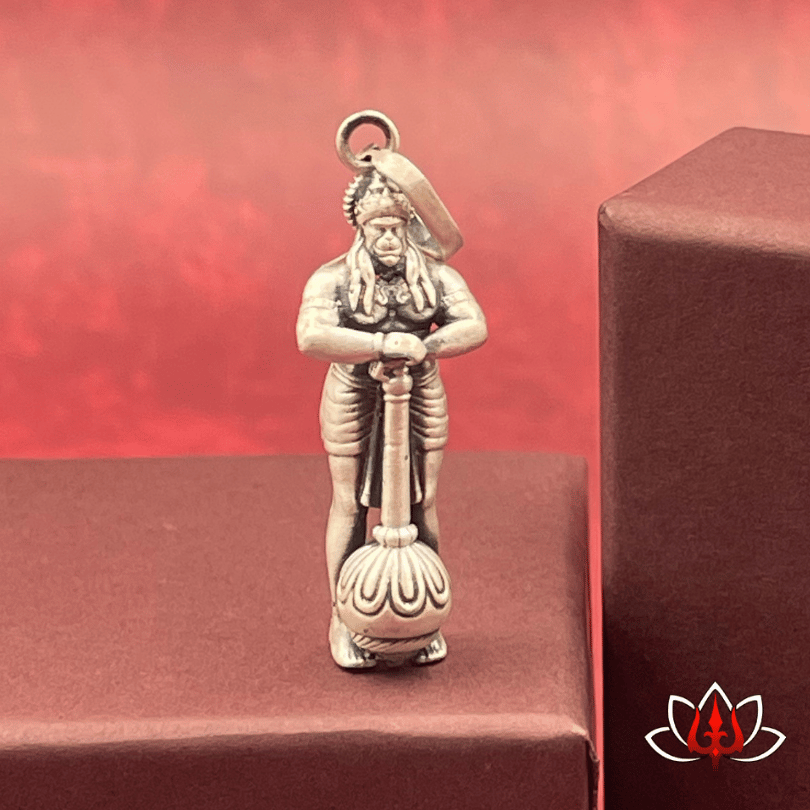 Lord hanuman Silver Pendant
