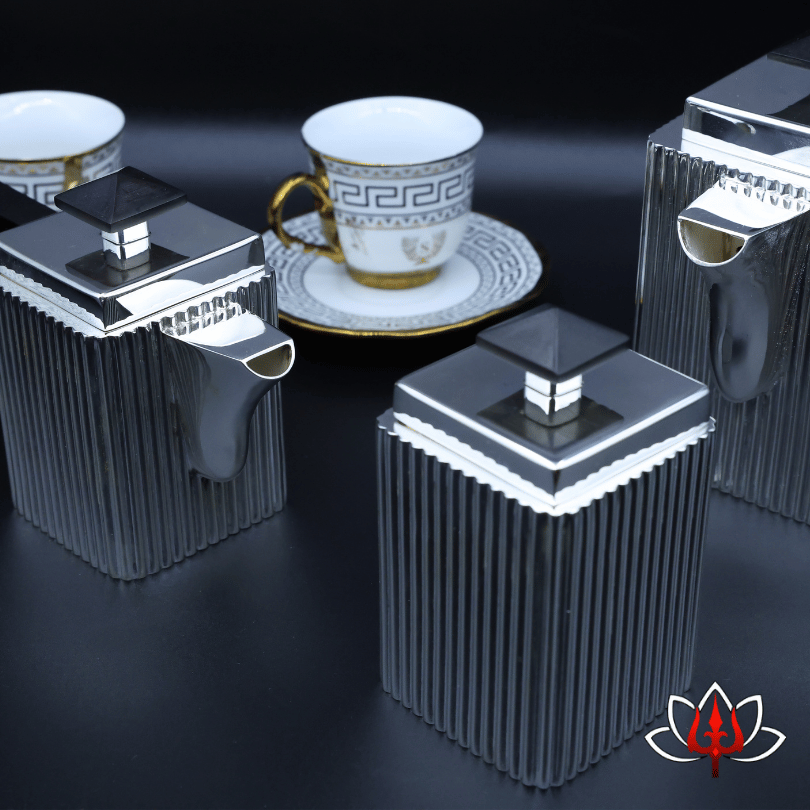 Elegant Silver 3-Piece Tea Set – Luxury Redefined