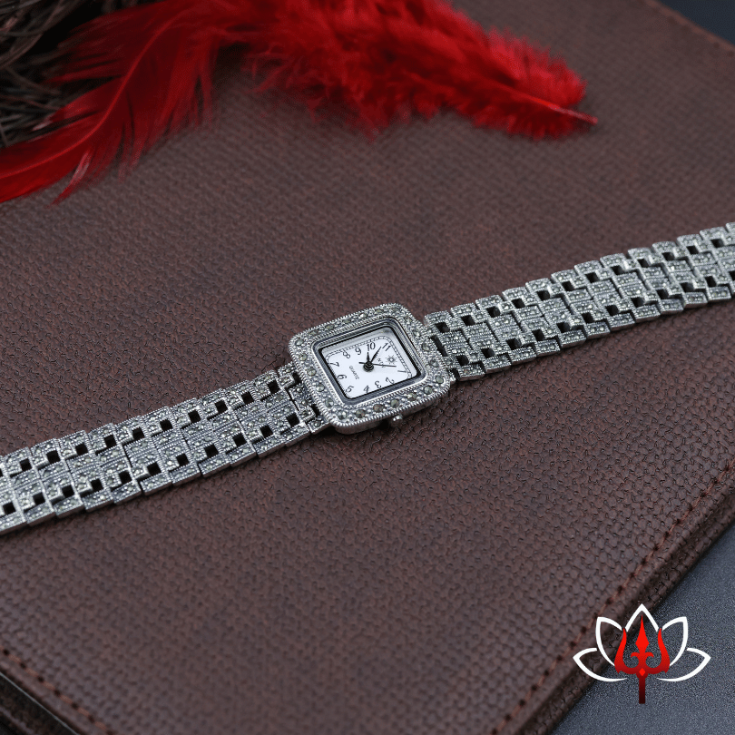 Exquisite Silver Watch