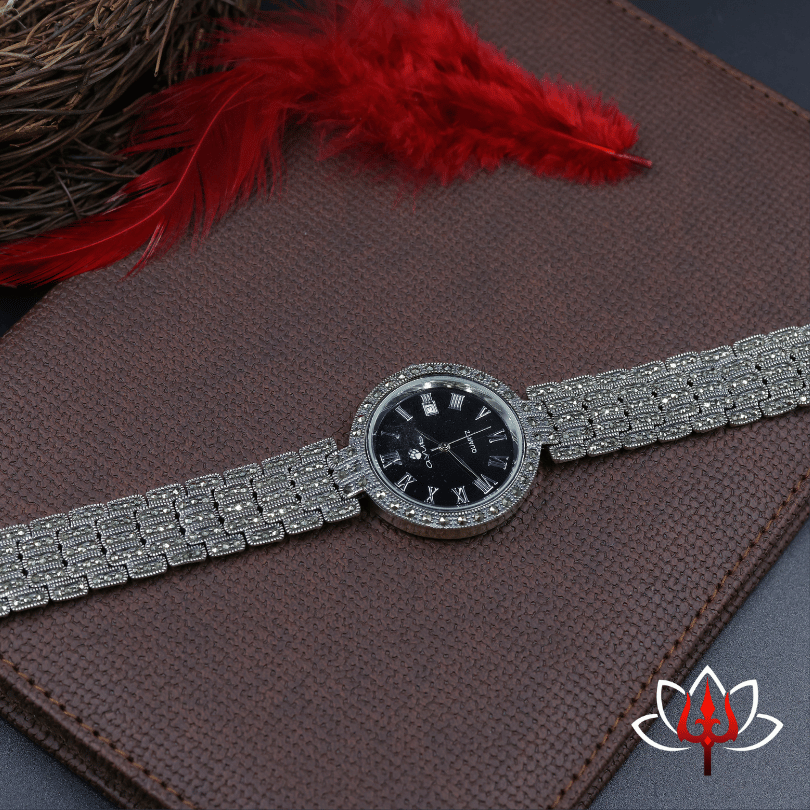 Exquisite Silver Watch