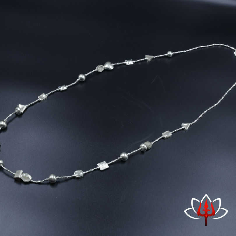 Minimalist Silver Bead long chain – Trishul Silvers