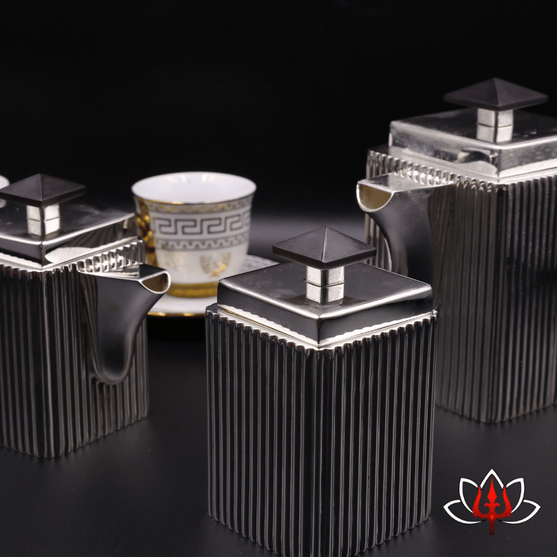 Elegant Silver 3-Piece Tea Set – Luxury Redefined