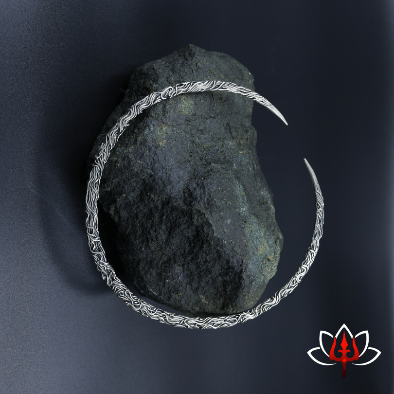 Handcrafted Braided Sterling Silver Choker – Trishul Silvers