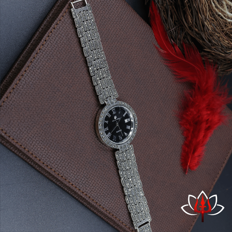 Exquisite Silver Watch