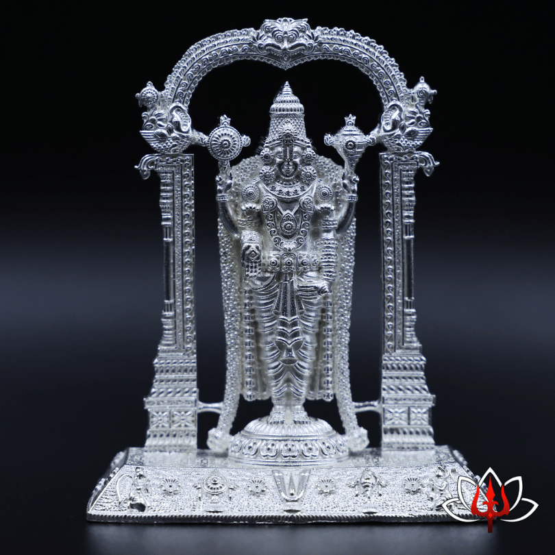 Magnificent Pure Silver Tirupati Balaji Idol – Trishul Silvers