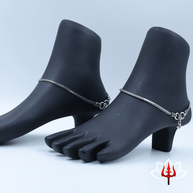 Antique silver anklets/payal