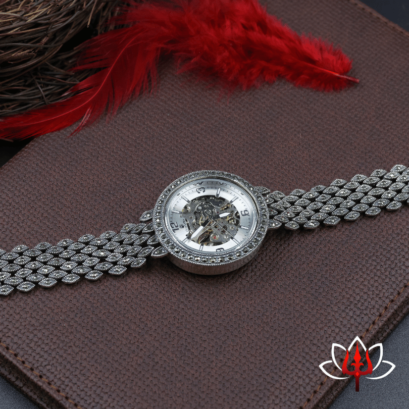 Exquisite Silver Watch