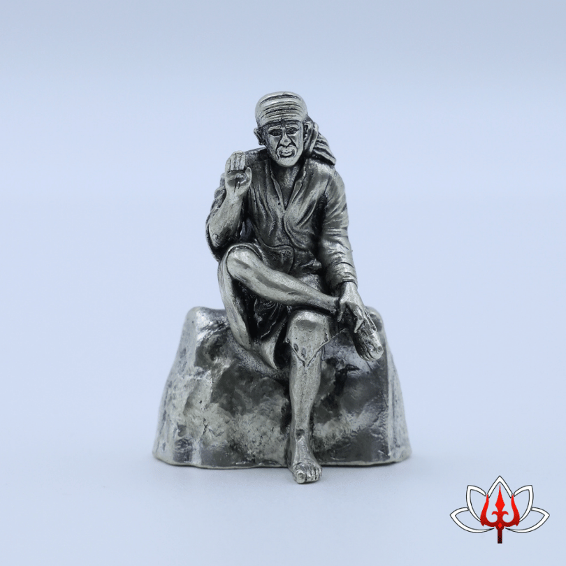 Pure Silver Sai Baba Idol – A Symbol of Faith & Blessings