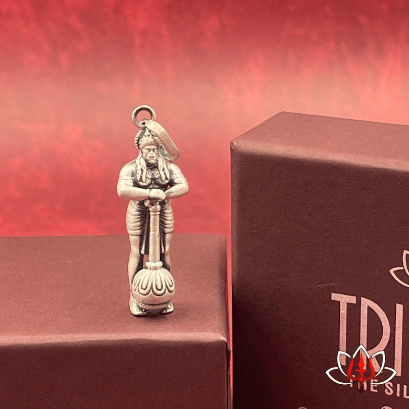 Lord hanuman Silver Pendant
