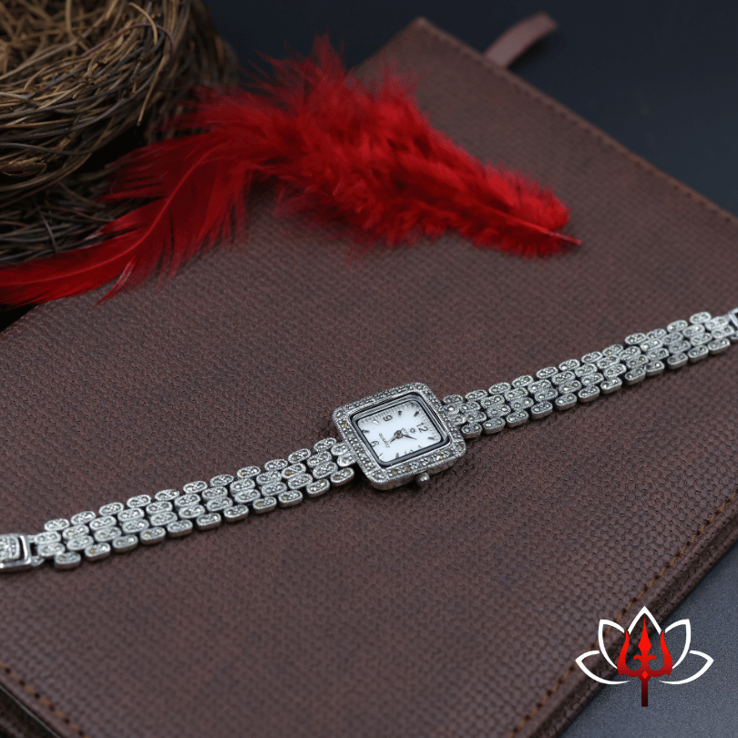 Exquisite Silver Watch