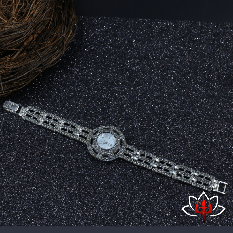 Exquisite Silver Watch
