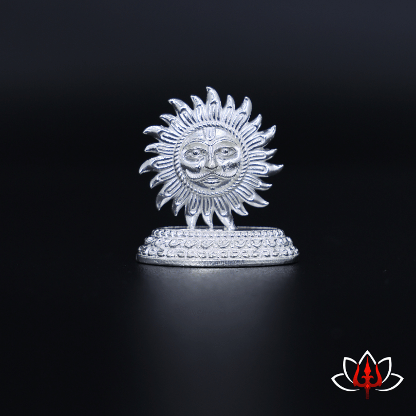 Magnificent Silver Surya (Sun) Idol – Symbol of Power & Prosperity
