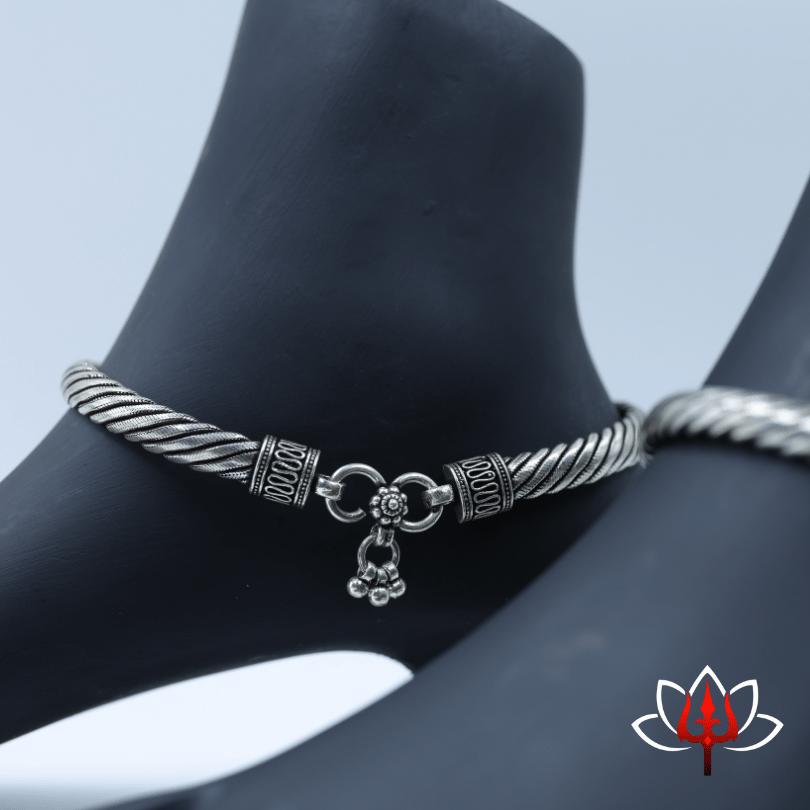 Antique silver anklets/payal