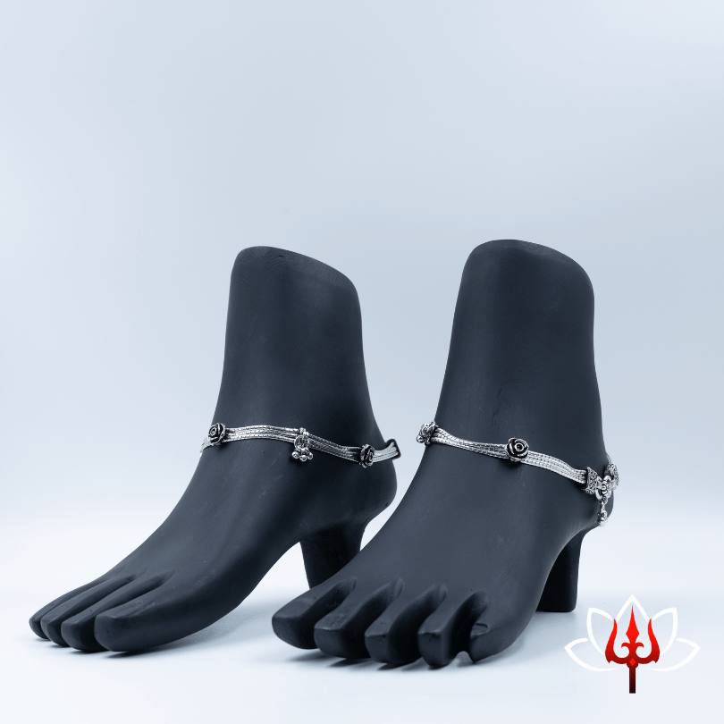 Antique silver anklets/payal