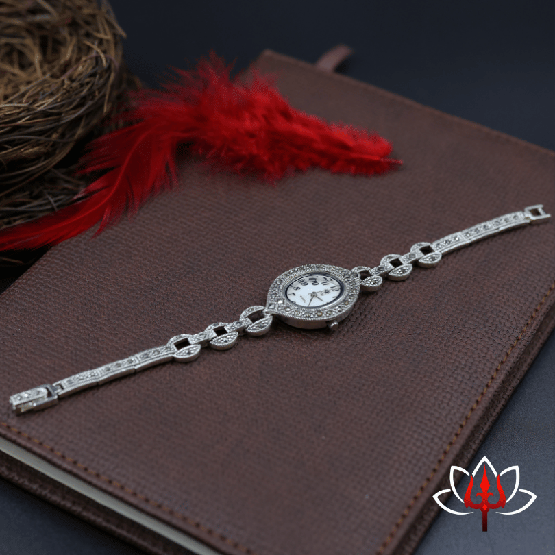 Exquisite Silver Watch