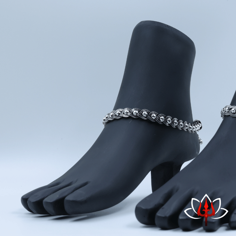 Antique silver anklets/payal