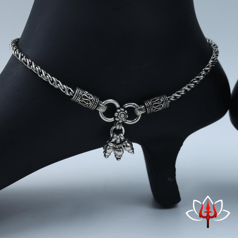 Antique silver anklets/payal