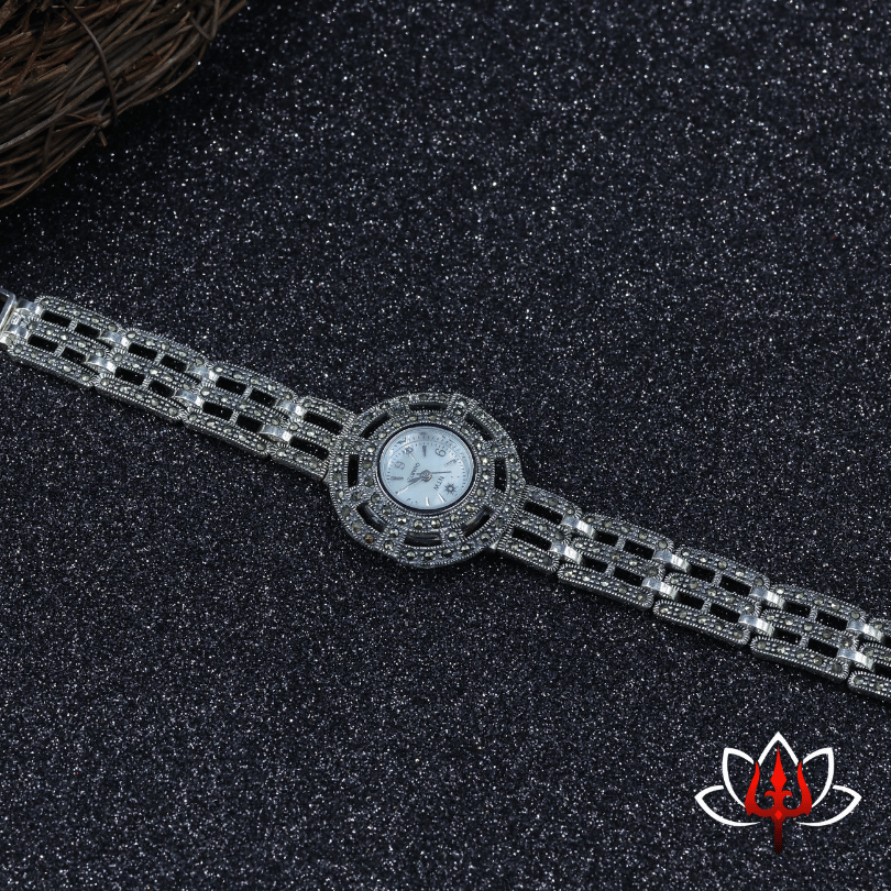 Exquisite Silver Watch