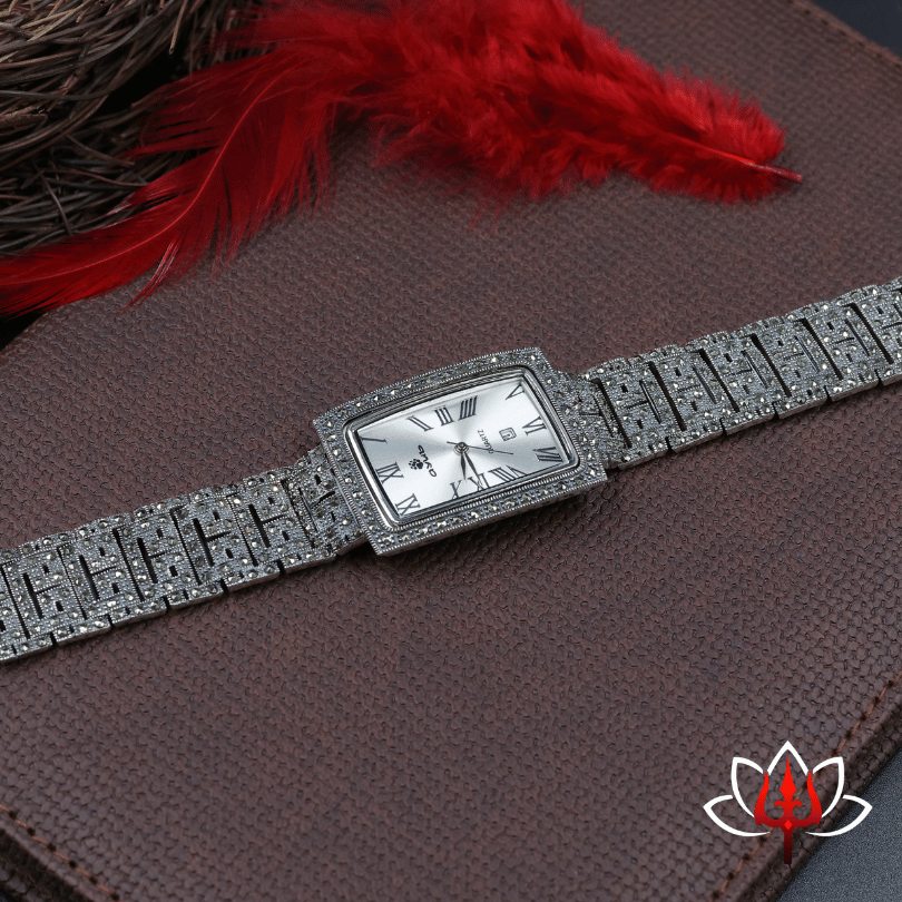 Exquisite Silver Watch