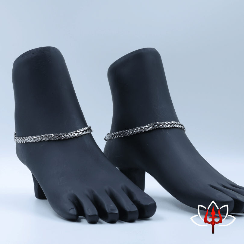 Antique silver anklets/payal
