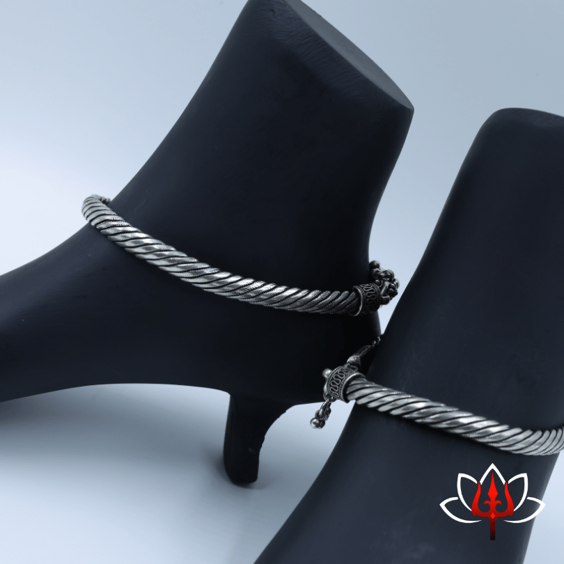 Antique silver anklets/payal