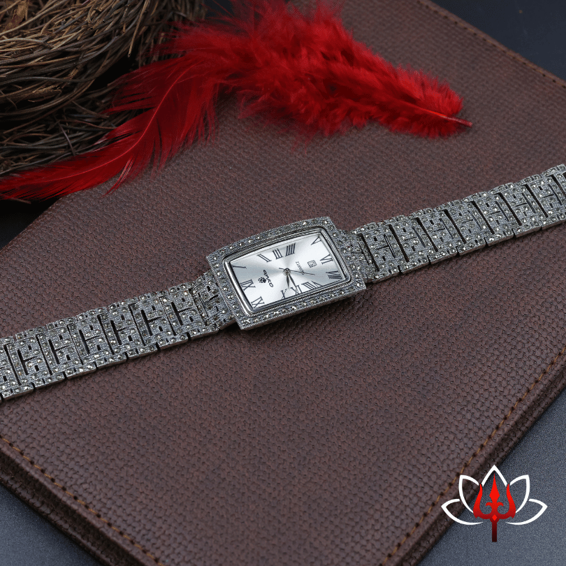 Exquisite Silver Watch