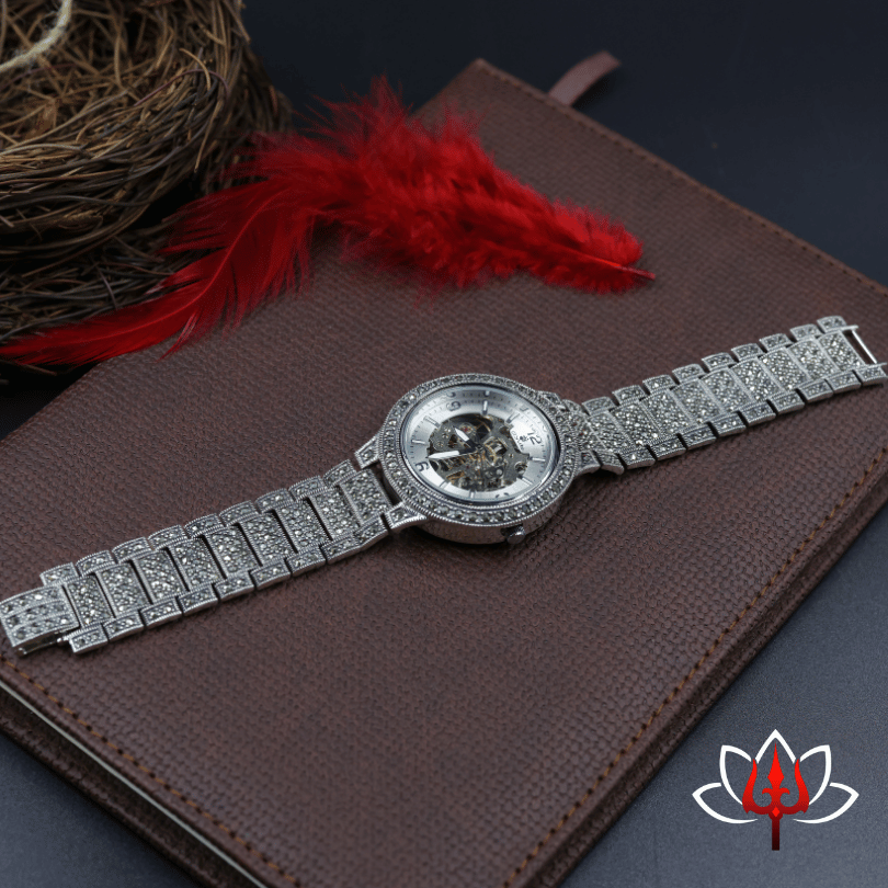 Exquisite Silver Watch