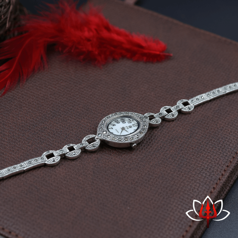 Exquisite Silver Watch