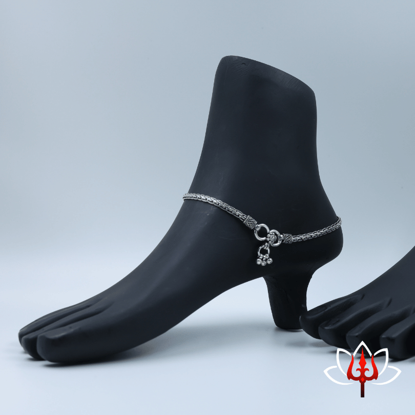 Antique silver anklets/payal