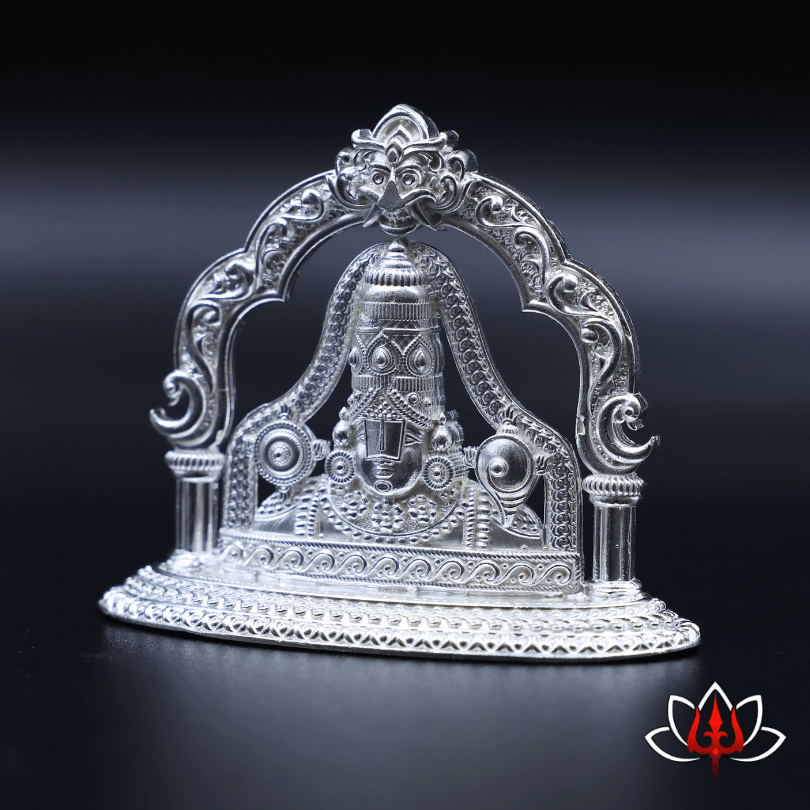 Sacred Pure Silver Balaji Idol